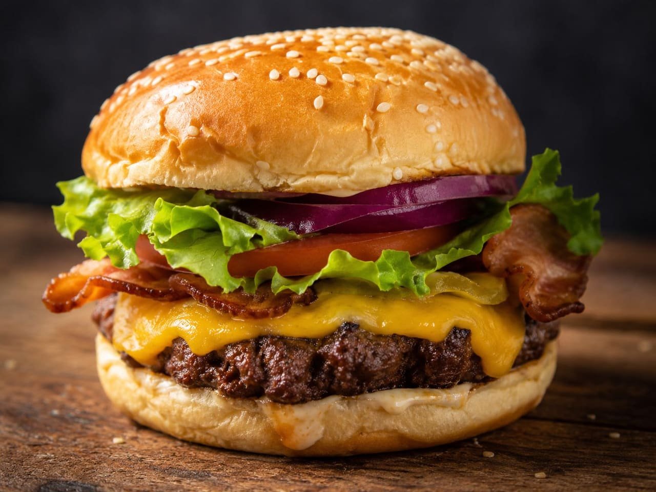 Pizzeria Torino i Mora – Grillad hamburgare med pommes